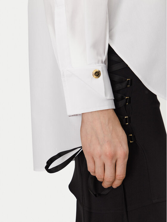 Elisabetta Franchi Elisabetta Franchi Koszula CA-092-51E2-V380 Biały Regular Fit