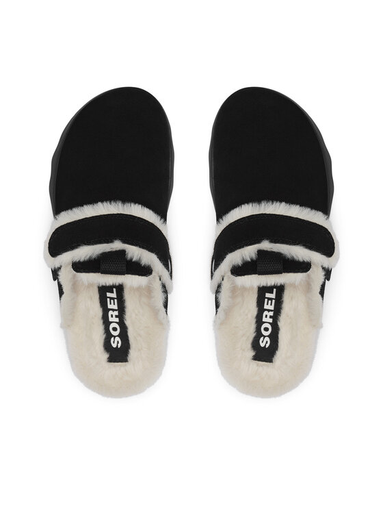 Sorel Sorel Hausschuhe Viibe Clog Suede Cozy 2048521010 Schwarz