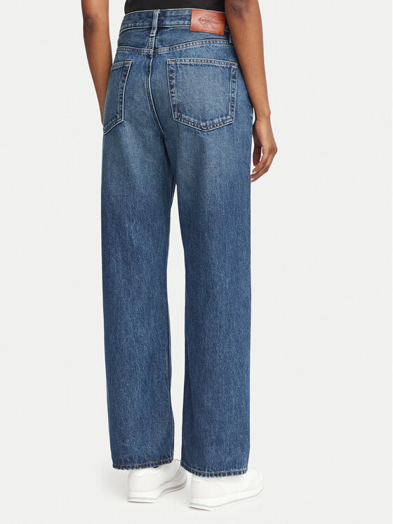 Calvin Klein Jeans Calvin Klein Jeans Jeansy 90s LV047H722G Granatowy Straight Fit