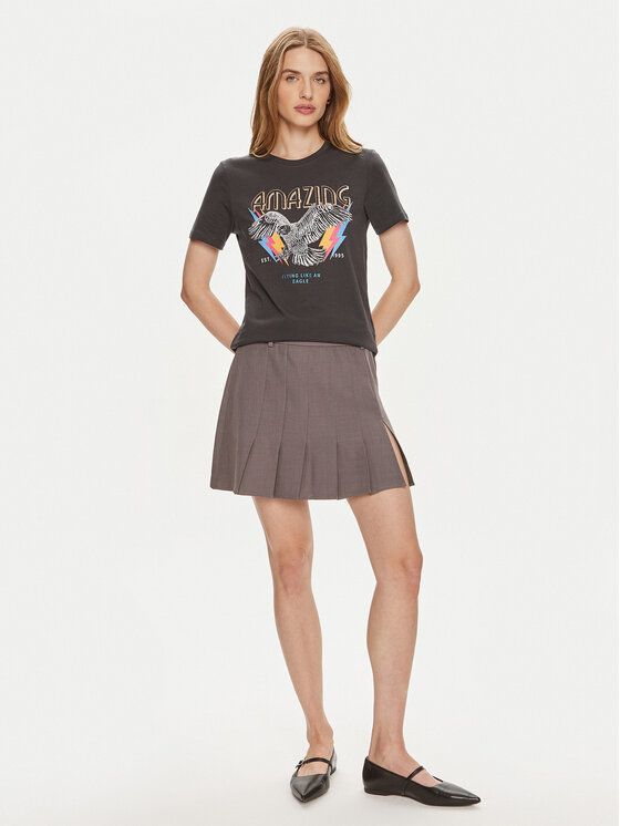 ONLY ONLY Marškinėliai Henny 15327666 Juoda Regular Fit