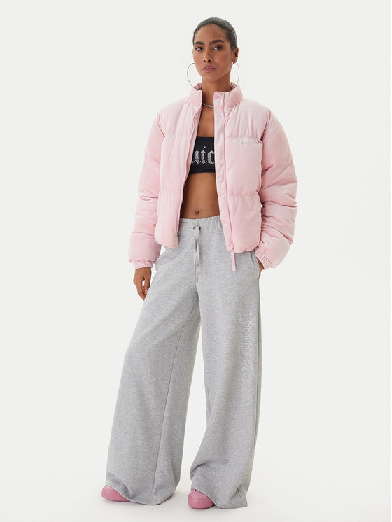Juicy Couture Juicy Couture Kurtka zimowa Margo JCOIJ224556 Różowy Regular Fit