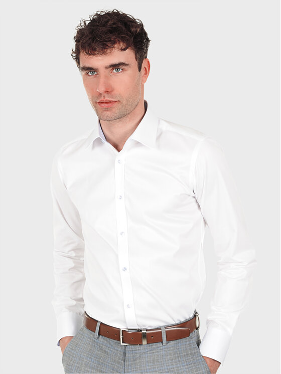 Evenemen Evenemen Koszula LAZIO Biały Slim Fit