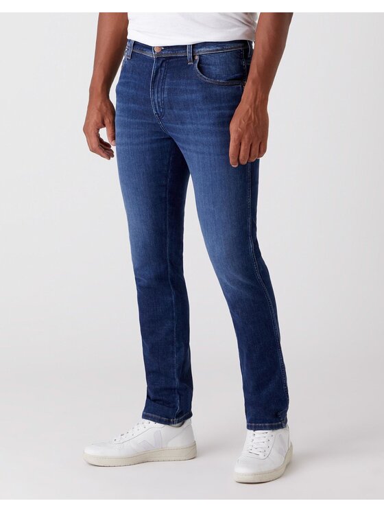 Wrangler Wrangler Jeansy TEXAS SLIM Niebieski Slim Fit