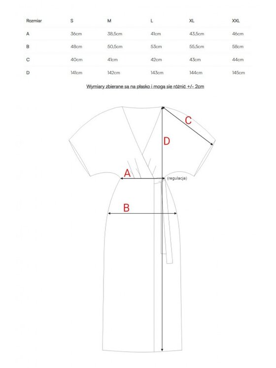 Stylove Stylove Sukienka letnia S406 Fioletowy Beachy Fit