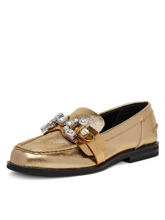 Eva Minge Eva Minge Loafers AMARYLLIS-V1792B-315 Zlatá