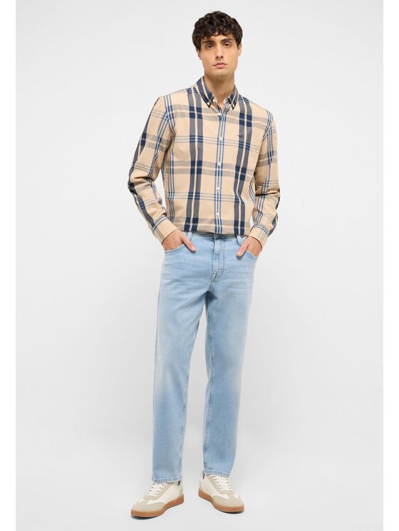 Mustang Mustang Jeans Denver Tapered Blu Straight Fit