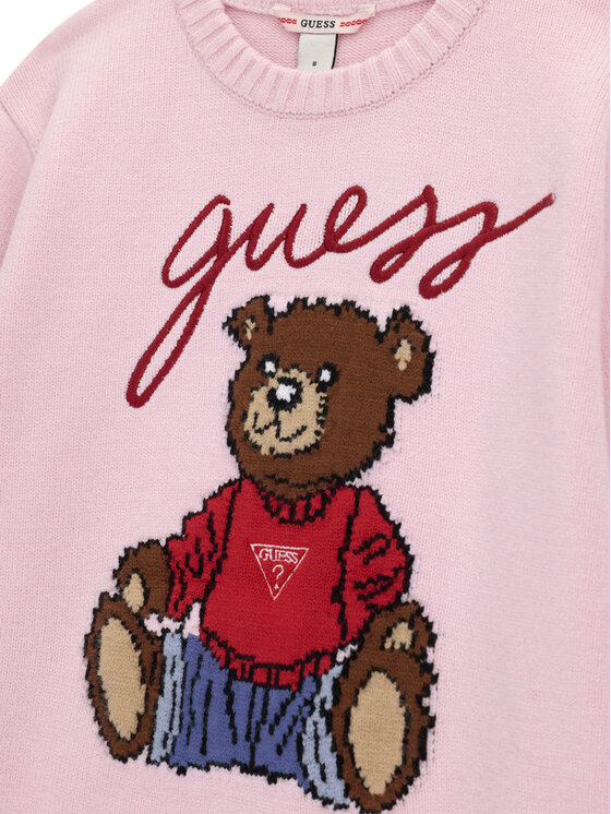 Guess Guess Megztinis H6BR01 Z1336 Šviesiai rožinė Regular Fit