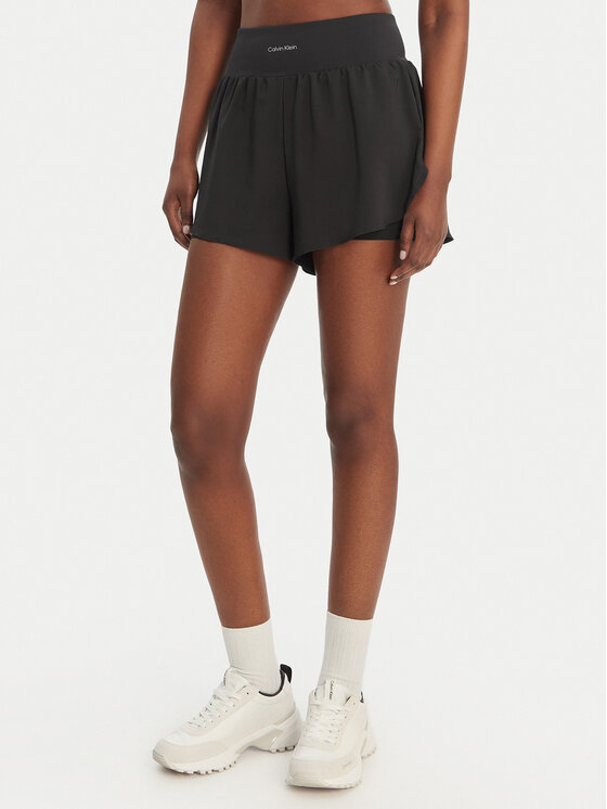 Calvin Klein Performance Calvin Klein Performance Sportske kratke hlače LVGWS6S802 Crna Regular Fit