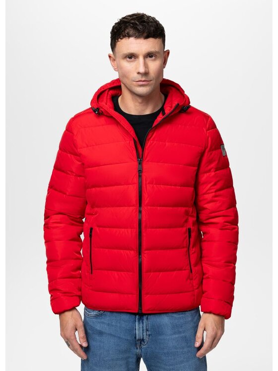 PITBULL PITBULL Kurtka zimowa SEACOAST III Czerwony Regular Fit