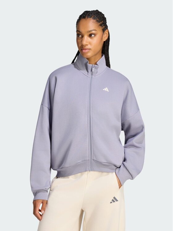 adidas adidas Top 167806 Fioletowy Loose Fit