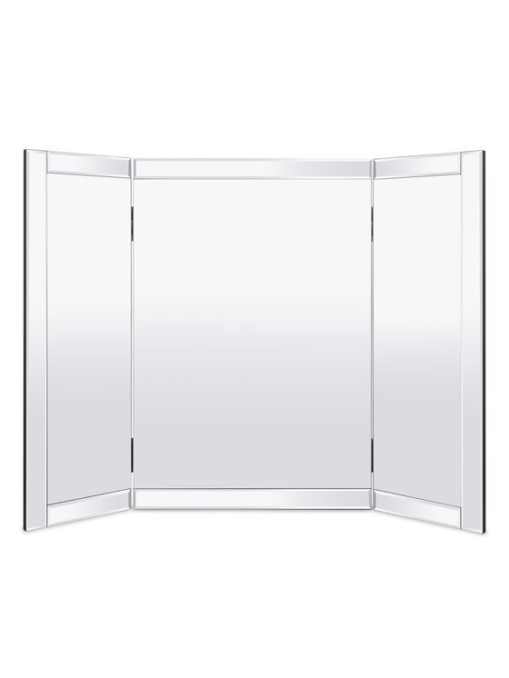 MIAhome MIAhome Lustro z lustrzanymi okiennicami 60x67x15 cm Srebrny