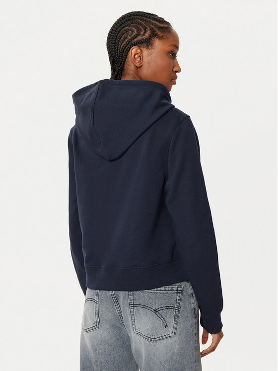 Guess Jeans Guess Jeans Pulóver W5RQ29 K68I4 Sötétkék Regular Fit