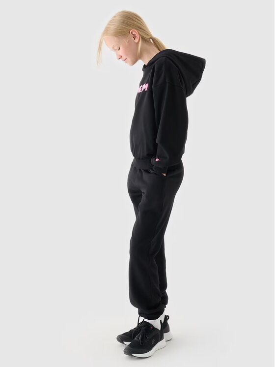 4F 4F Felpa 4FJRAW24TSWSF1790-20S Nero Regular Fit