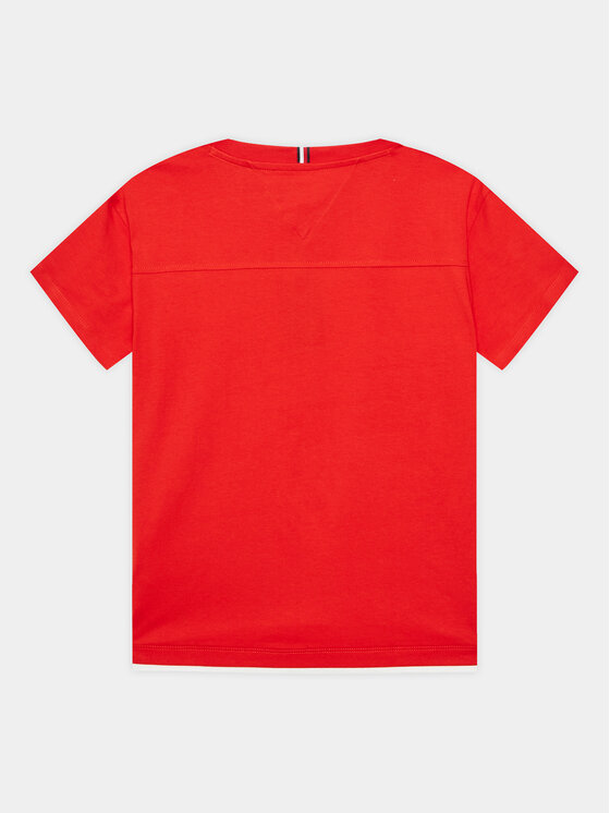 Tommy Hilfiger Tommy Hilfiger T-Shirt Varsity KB0KB08206 D Rot Regular Fit