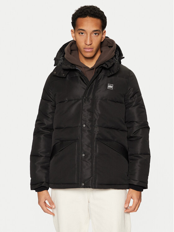 Gap Gap Пуховик 498565-00 Чорний Regular Fit