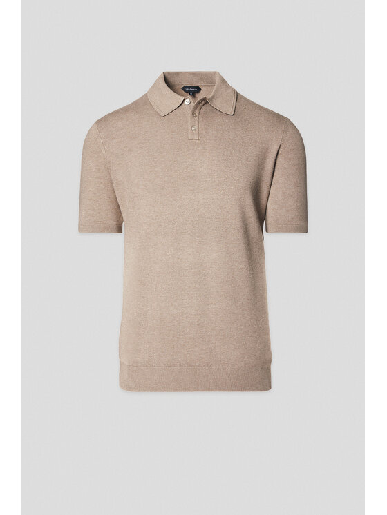 Lancerto Lancerto Polo Nils PO073125000051 Beżowy Regular Fit