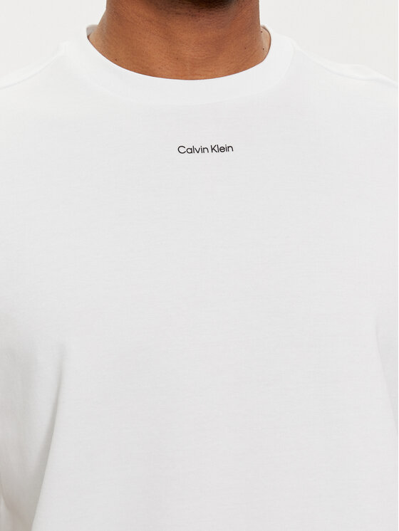 Calvin Klein Calvin Klein Тишърт Nano Logo K10K112487 Бял Regular Fit