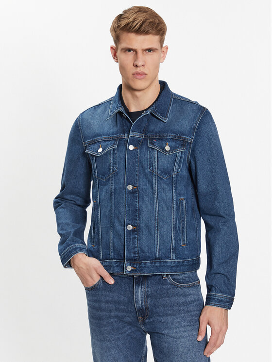 Tommy Hilfiger Tommy Hilfiger Джинсова куртка MW0MW32110 Голубий Regular Fit