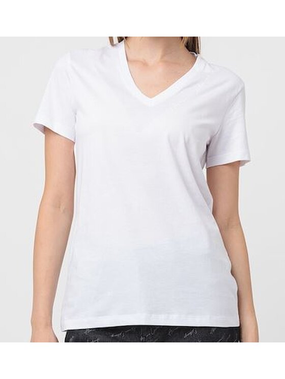 Armani Exchange Armani Exchange T-Shirt 6DYT54 YJG3Z 1000 Biały Regular Fit