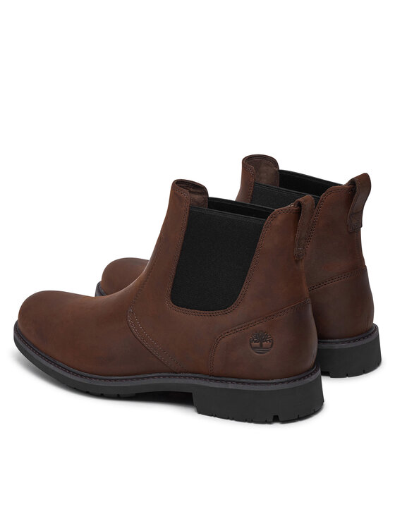 Timberland Timberland Kotníková obuv s elastickým prvkem Stormbucks TB05552R2421 Hnědá
