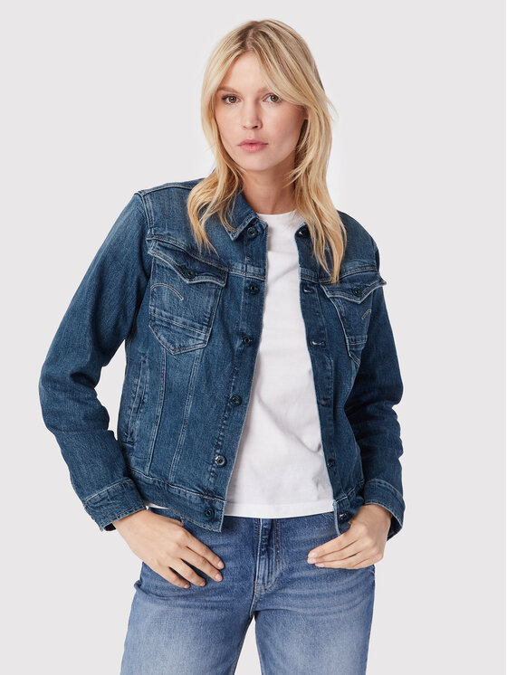 G-Star Raw G-Star Raw Traper jakna Burten Stretch D20051-C911-C767 Tamnoplava Regular Fit
