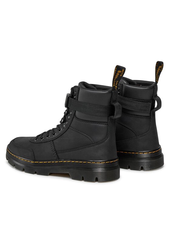 Dr. Martens Dr. Martens Schnürstiefeletten Combs Tech Leather 27801001 Schwarz