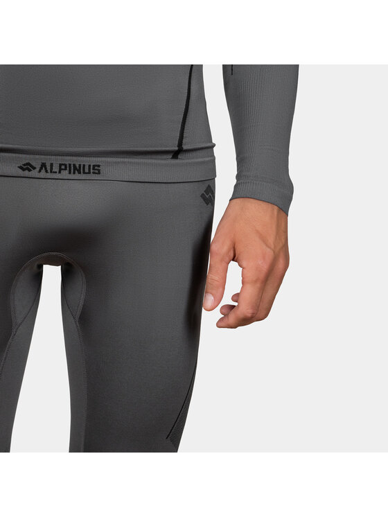 Alpinus Alpinus Komplet bielizny termoaktywnej Hemis Set Szary