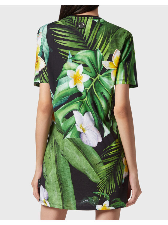PHILIPP PLEIN PHILIPP PLEIN T-Shirt 4017 Zelená Regular Fit
