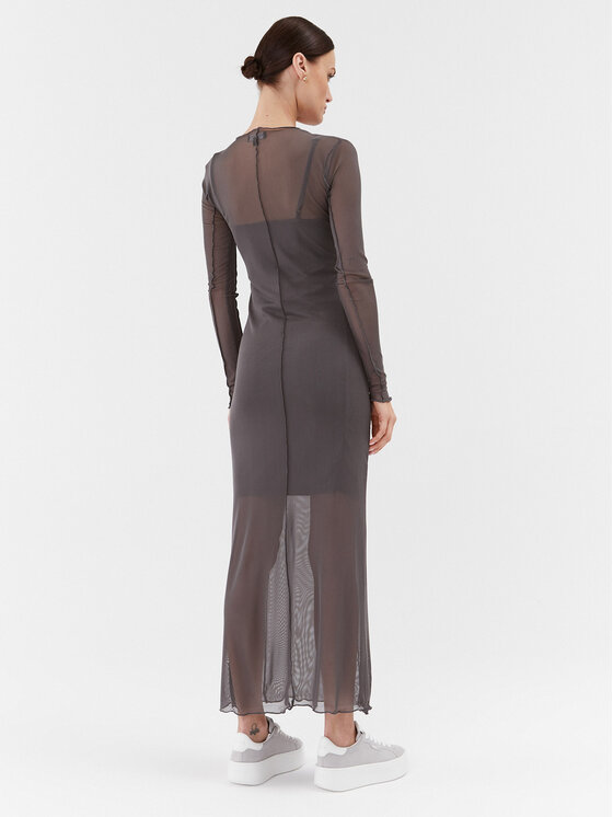 Brave Soul Brave Soul Ежедневна рокля LDRJ-225DAISIE Сив Regular Fit