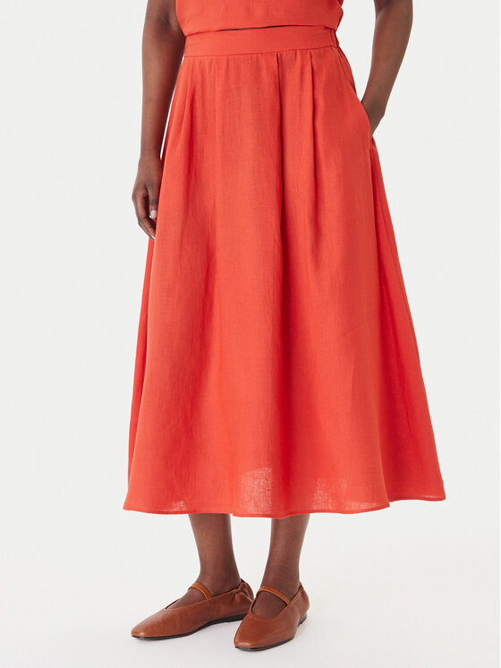 Marella Marella Пола тип трапец Emme by Marella Biada 2615101082 Червен Regular Fit