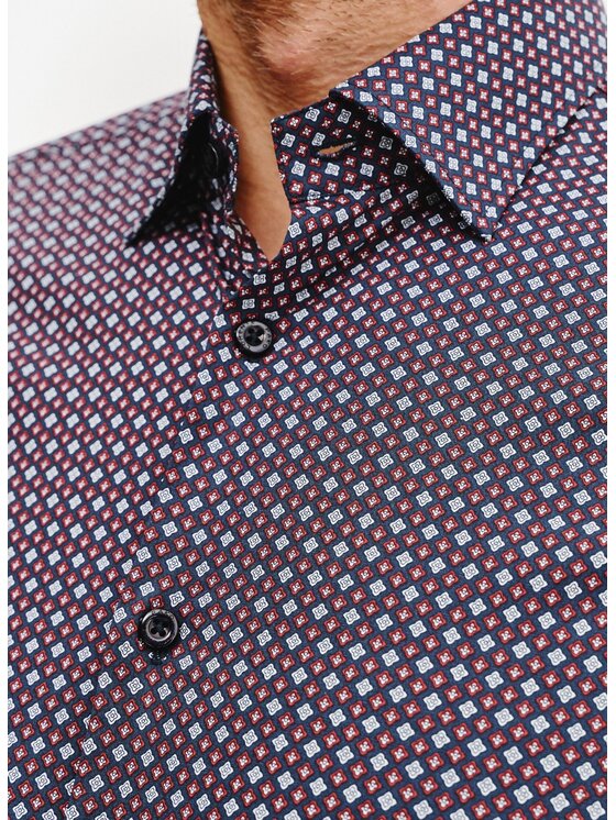 Pako Lorente Pako Lorente Koszula P25SF-1X-041 Granatowy Slim Fit