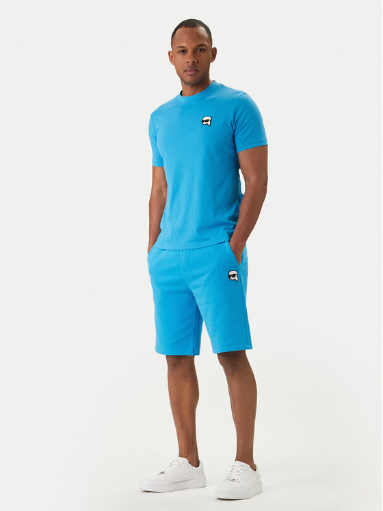 KARL LAGERFELD KARL LAGERFELD Pantaloni scurți sport 705019 562900 Albastru Regular Fit