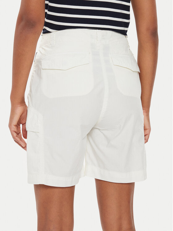 Napapijri Napapijri Auduma šorti Narin NP0A4H8H Écru Loose Fit