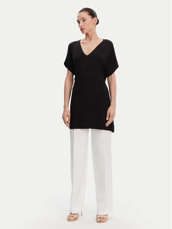 Liu Jo Beachwear Liu Jo Beachwear Haljina za plažu VA5164 JS360 Crna Relaxed Fit