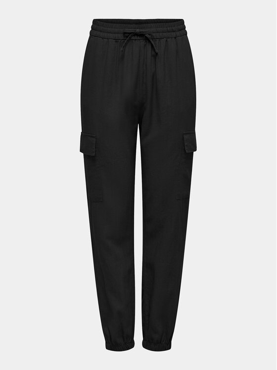 ONLY ONLY Spodnie dresowe Caro 15310987 Czarny Cargo Fit