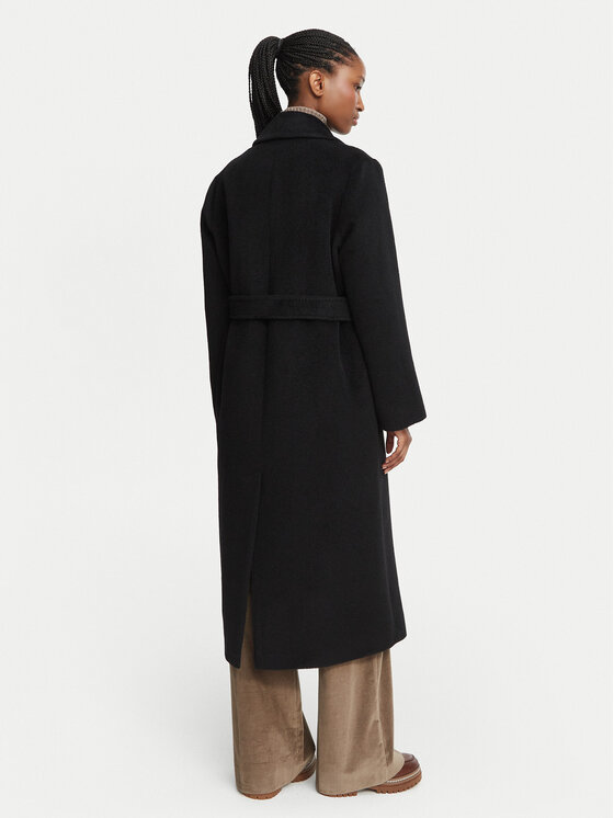 Weekend Max Mara Weekend Max Mara Вовняне пальто Bronte 2625016112 Чорний Regular Fit