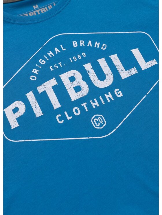 PITBULL PITBULL T-Shirt PITBULL CO. Niebieski Regular Fit