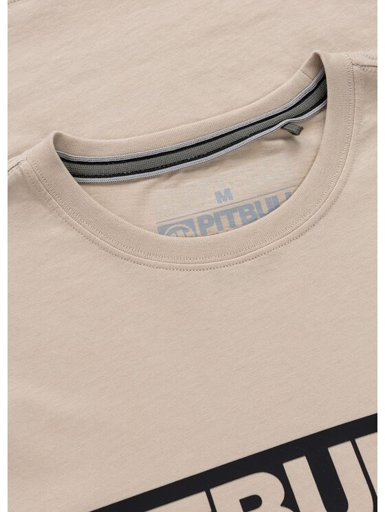 PITBULL PITBULL T-Shirt HILLTOP Beżowy Regular Fit
