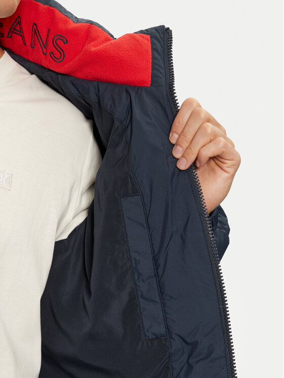 Tommy Jeans Tommy Jeans Pehelykabát Essential DM0DM19786 Sötétkék Regular Fit