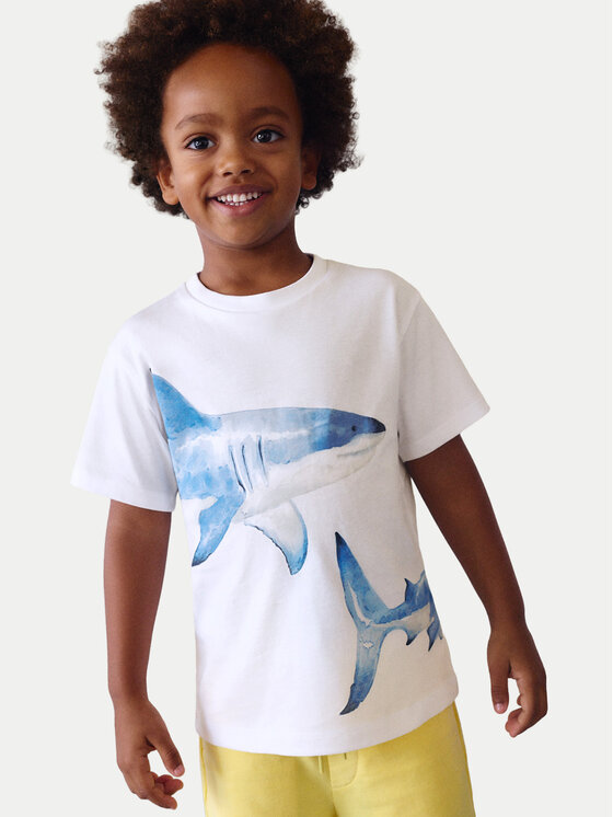 Mayoral Mayoral T-Shirt 3080 Bílá Regular Fit