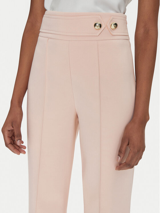 Rinascimento Rinascimento Pantaloni di tessuto CFC0122883003 Rosa Regular Fit