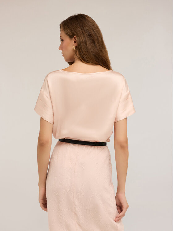 Motivi Motivi Blusa 2794W000736N006 Écru Boxy Fit