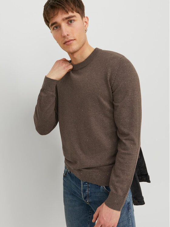 Jack&Jones Jack&Jones Džemperis Albert 12236792 Brūns Regular Fit