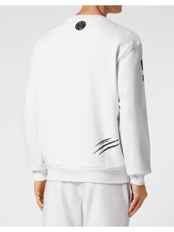 Plein Sport Plein Sport Longsleeve 829 Bianco Regular Fit