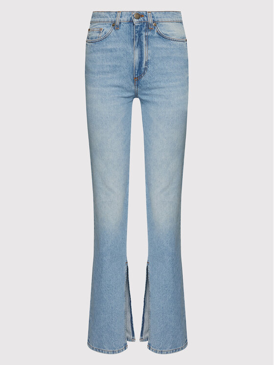 TWINSET TWINSET Blugi 222TP2394 Albastru celest Straight Leg