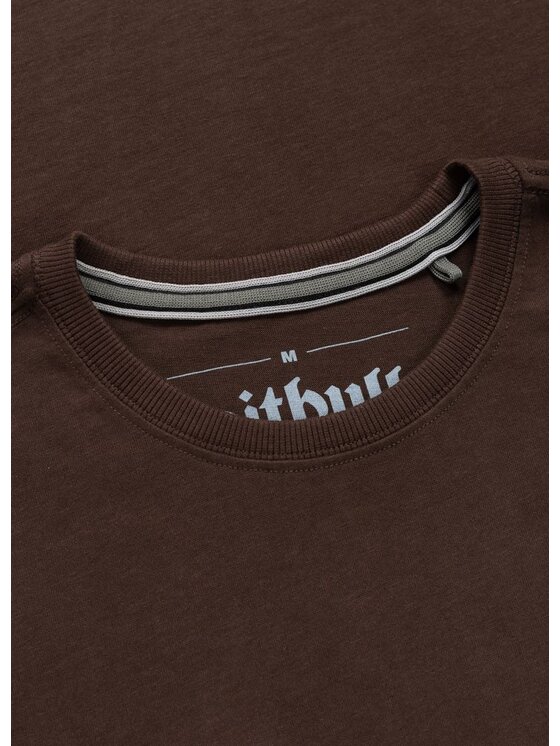 PITBULL PITBULL T-Shirt SIDE SMALL Brązowy Regular Fit