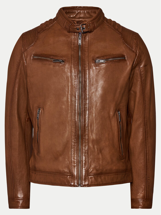 Serge Pariente Serge Pariente Lederjacke Maciej Braun Regular Fit