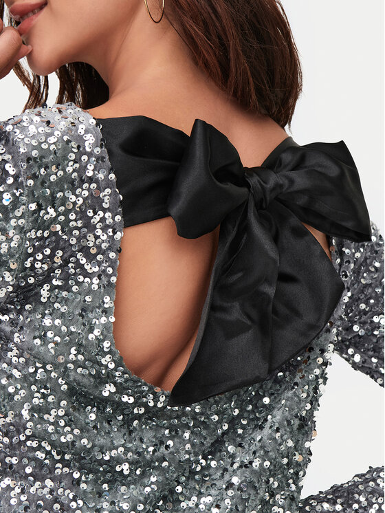 JDY JDY Rochie cocktail Sara 15337656 Argintiu Regular Fit