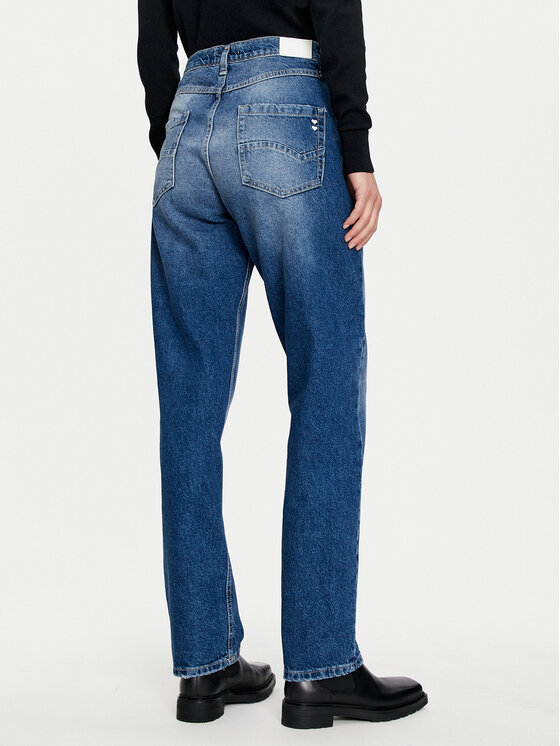 Please Please Jeans hlače P20WCJGPFC Mornarsko modra Regular Fit