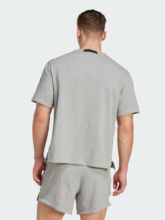 adidas adidas Koszulka techniczna D4T X Tee Szary Loose Fit